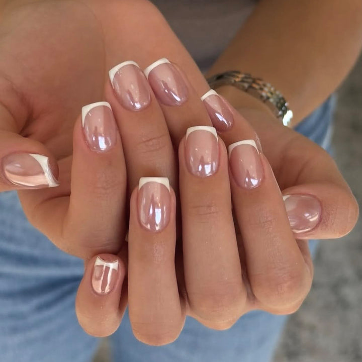 Elegant Nail Extensions with French Finish Stornfield