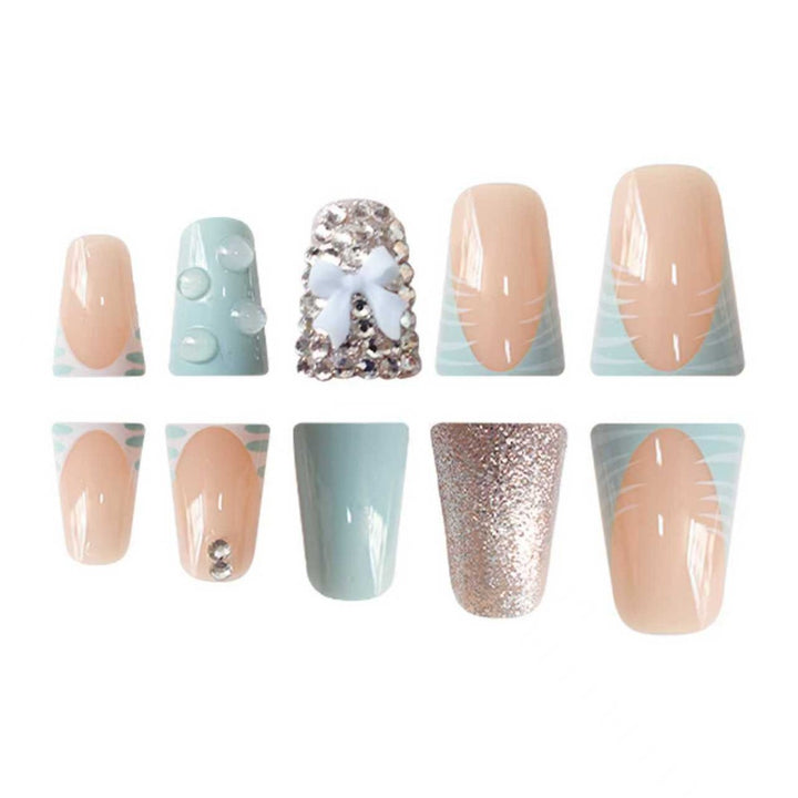Decorative 3D Press-On Nail Extensions Stornfield