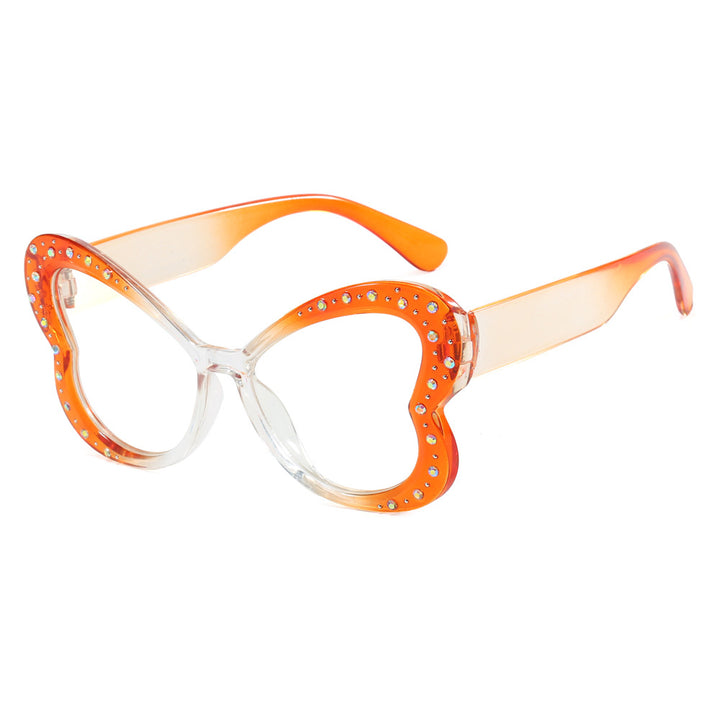 Women's playful heart-shaped sunglasses with glitter accents Stornfield