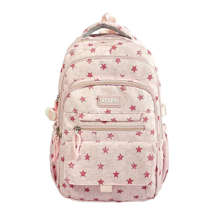 Multi-Pocket Star Pattern Backpack Stornfield