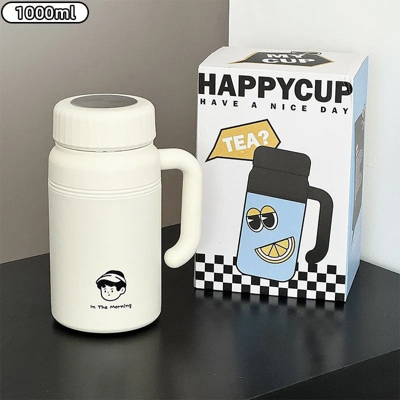 Women’s insulated carafe with ergonomic carrying handle and innovative closure system Stornfield