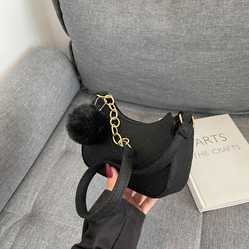 WoStylish Faux Fur Mini Handbag Stornfield