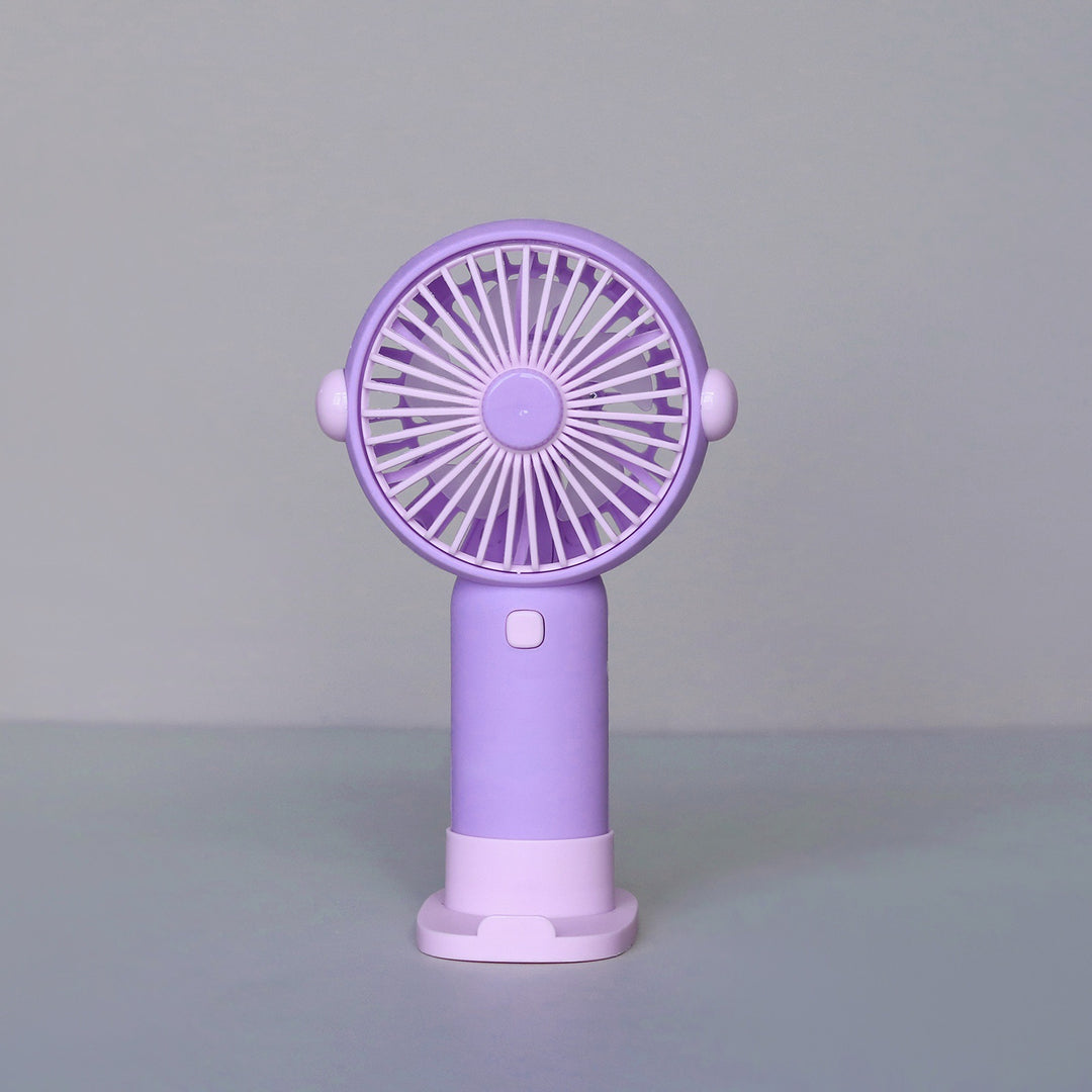 Unisex Handheld Fan with ergonomic design and practical stand function Stornfield