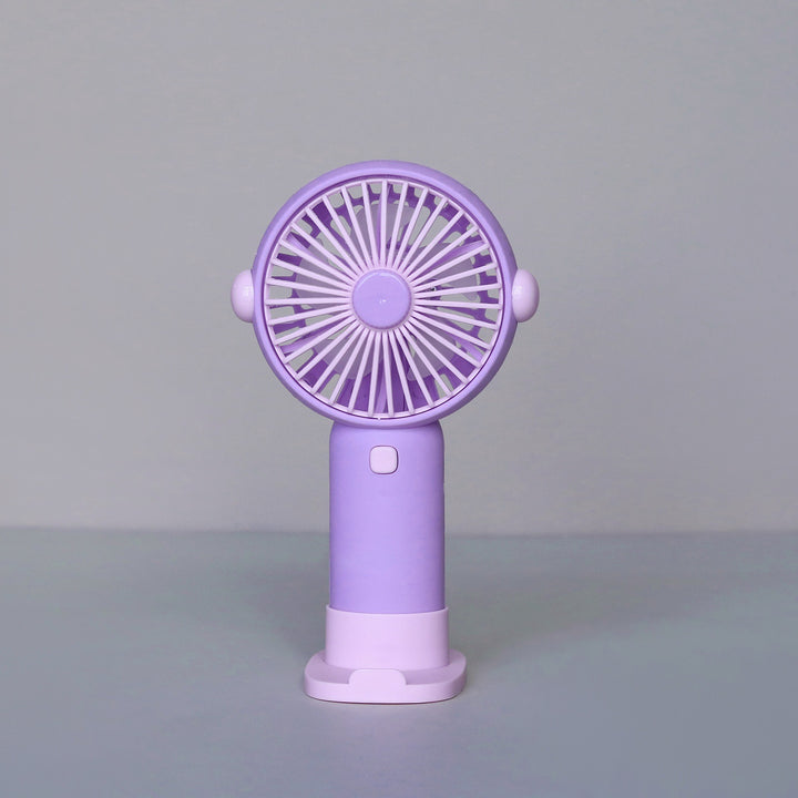 Unisex Handheld Fan with ergonomic design and practical stand function Stornfield