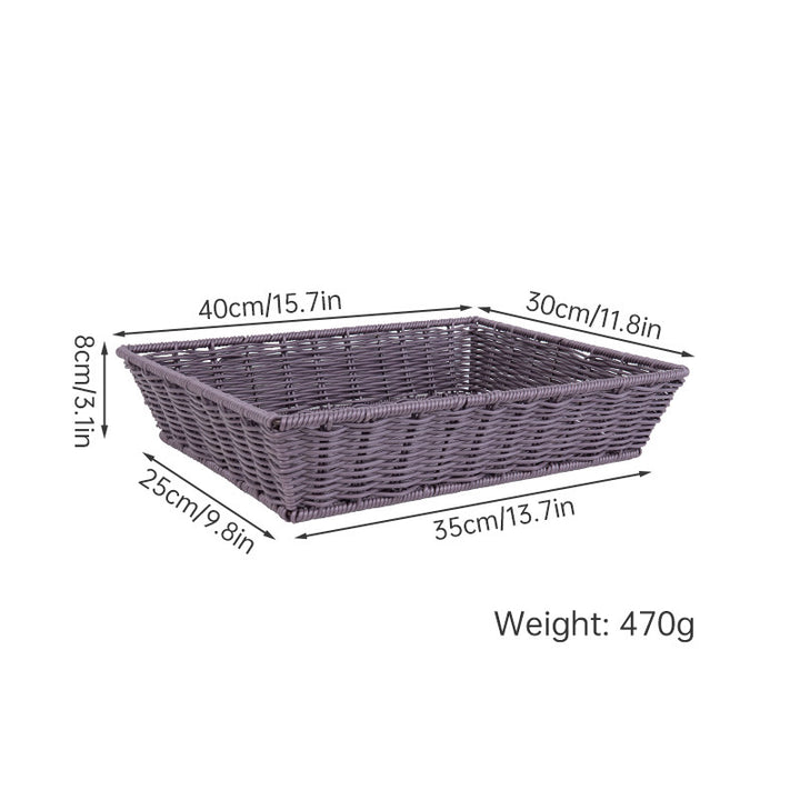 Versatile Storage Wicker Basket Stornfield