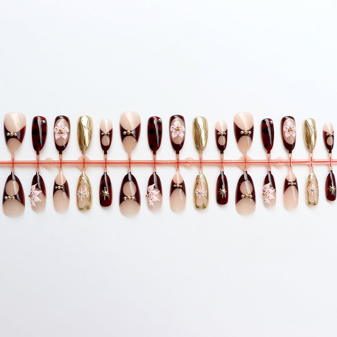 Elegant Designer Press-On Nail Art Collection Stornfield