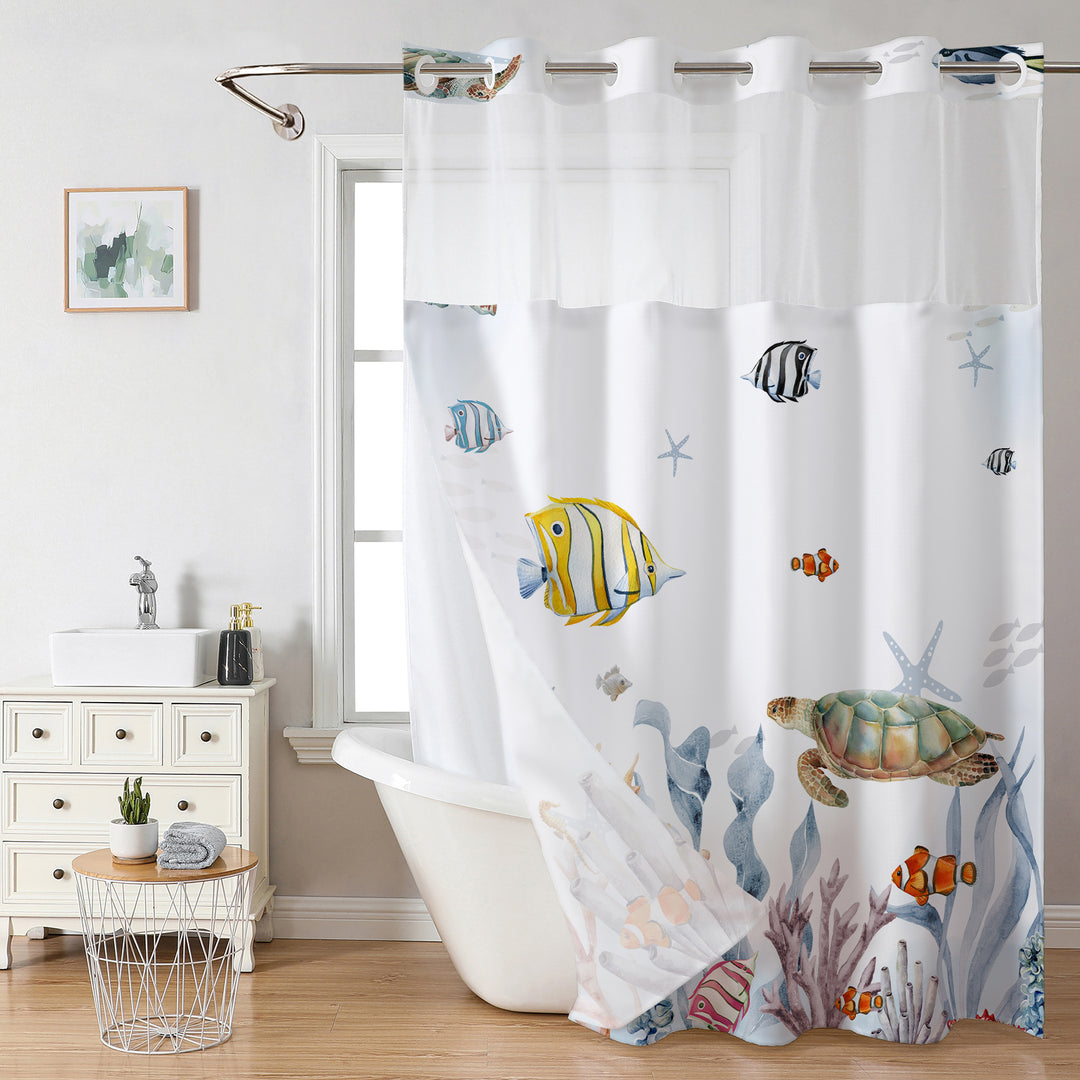 Ocean-Themed Shower Curtain Stornfield