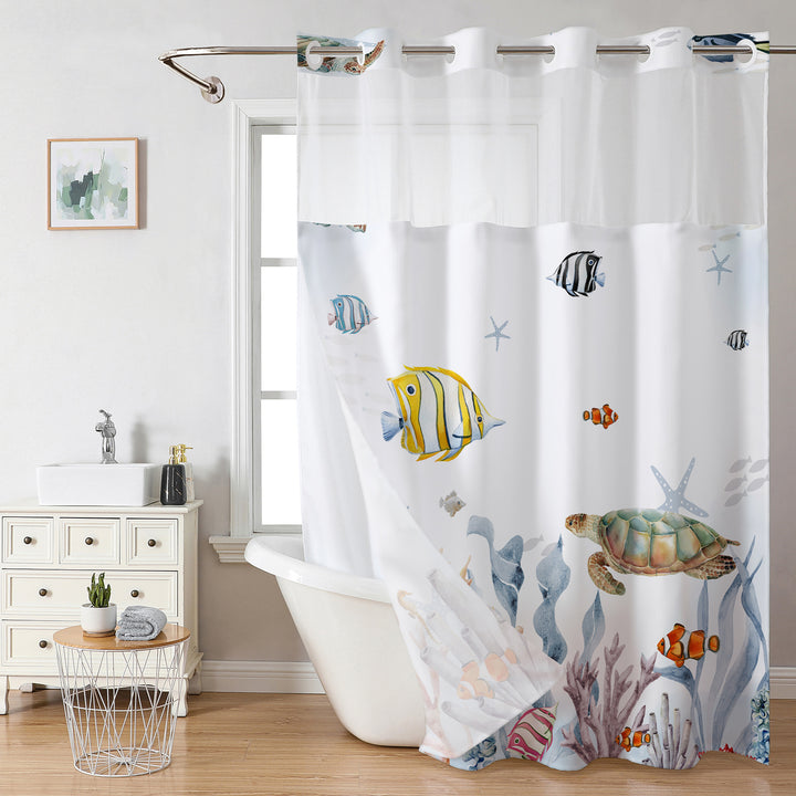 Ocean-Themed Shower Curtain Stornfield