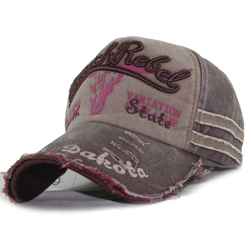 Women's Distressed Graphic Baseball Cap Stornfield 1784083658