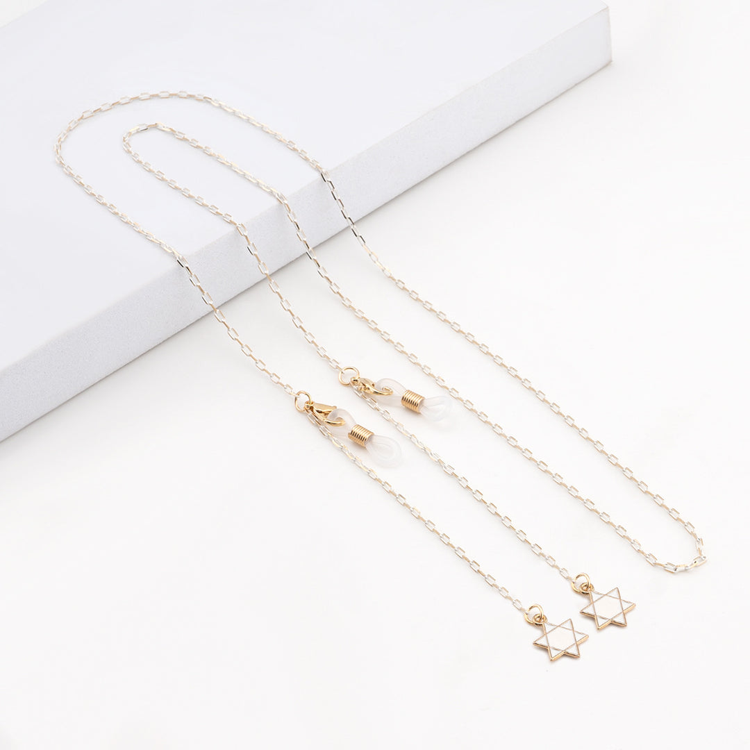 Elegant Geometric Glasses Chain Stornfield
