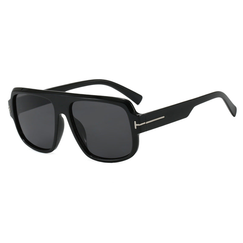 Women’s fashionable square sunglasses with trendy tortoiseshell pattern Stornfield