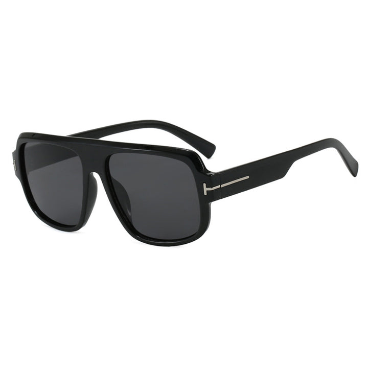 Women’s fashionable square sunglasses with trendy tortoiseshell pattern Stornfield