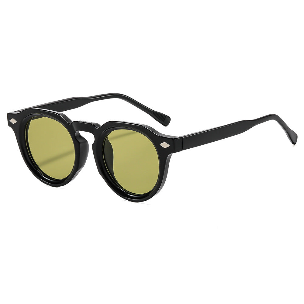 Retro-Inspired Round Frame Sunglasses Stornfield