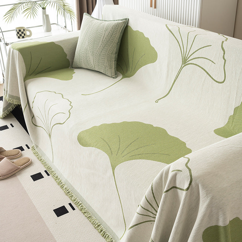 Elegant Flower Pattern Throw Blanket