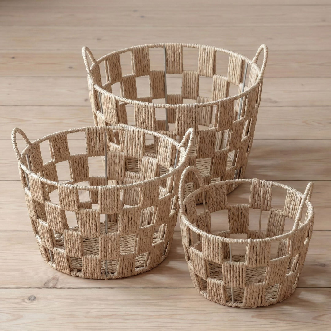 Basket set with handles Stornfield