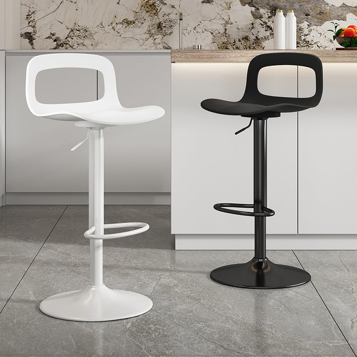 Height adjustable bar stool with ergonomic seat and swivel design Stornfield