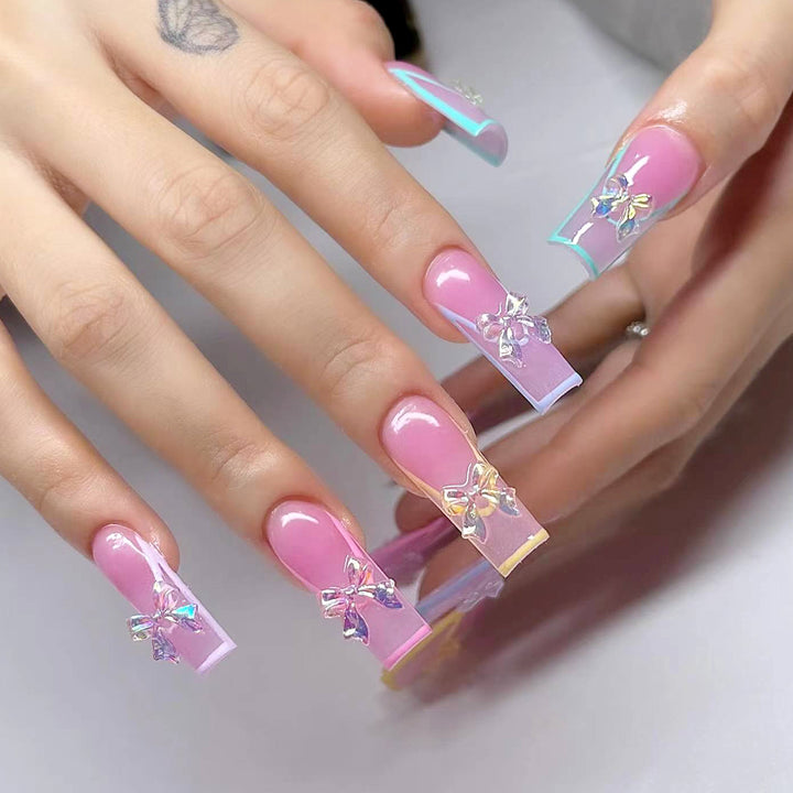 Creative and artistic nail art with butterfly accents Stornfield