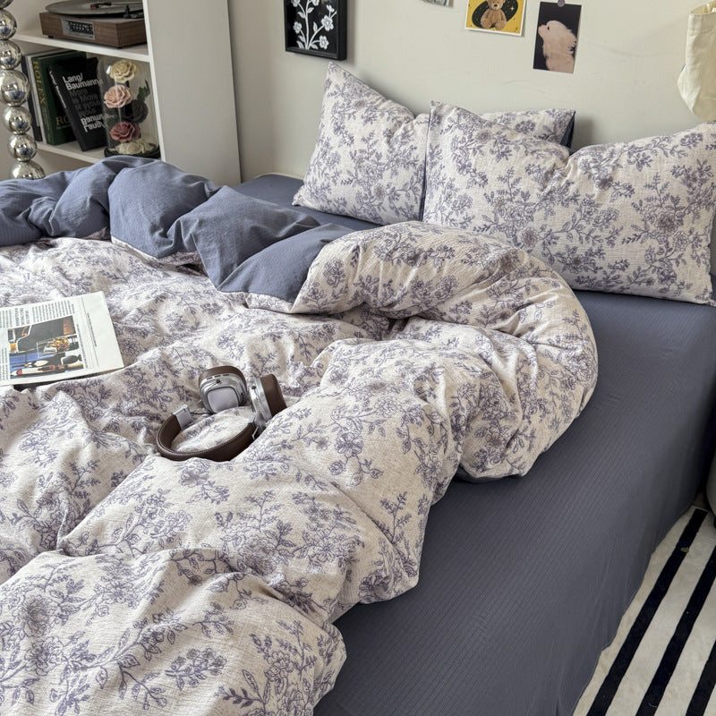 Floral Patterned Duvet Cover Set
