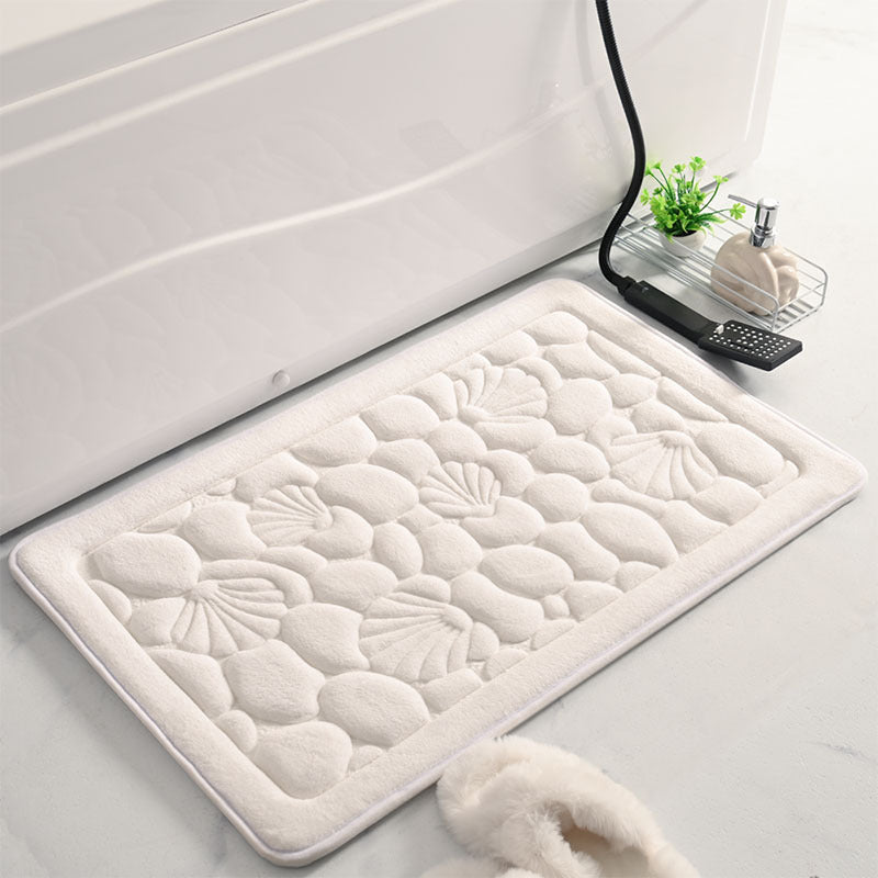 Textured Seashell Bath Mat