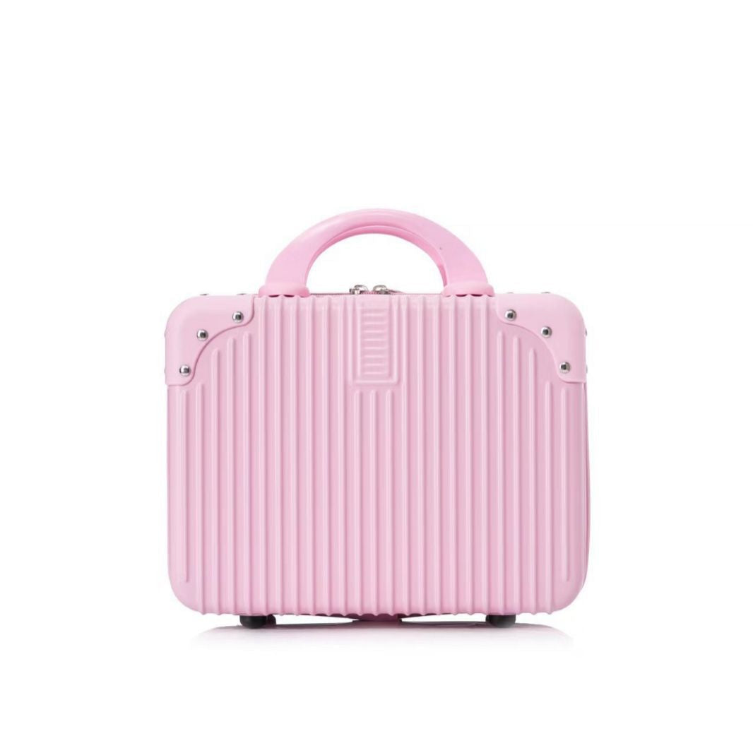 structured hard-shell travel cosmetic carry case with reinforced corner guards and ergonomic handle Stornfield