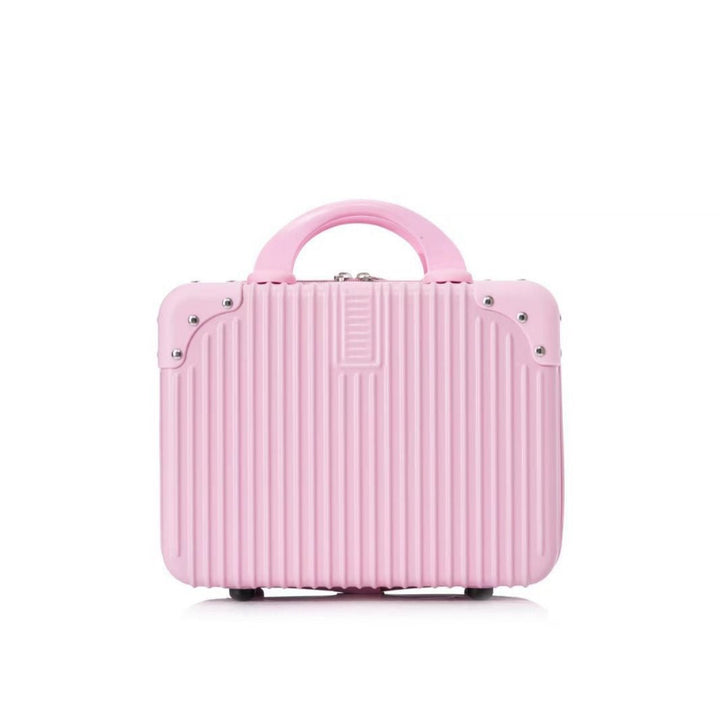 structured hard-shell travel cosmetic carry case with reinforced corner guards and ergonomic handle Stornfield