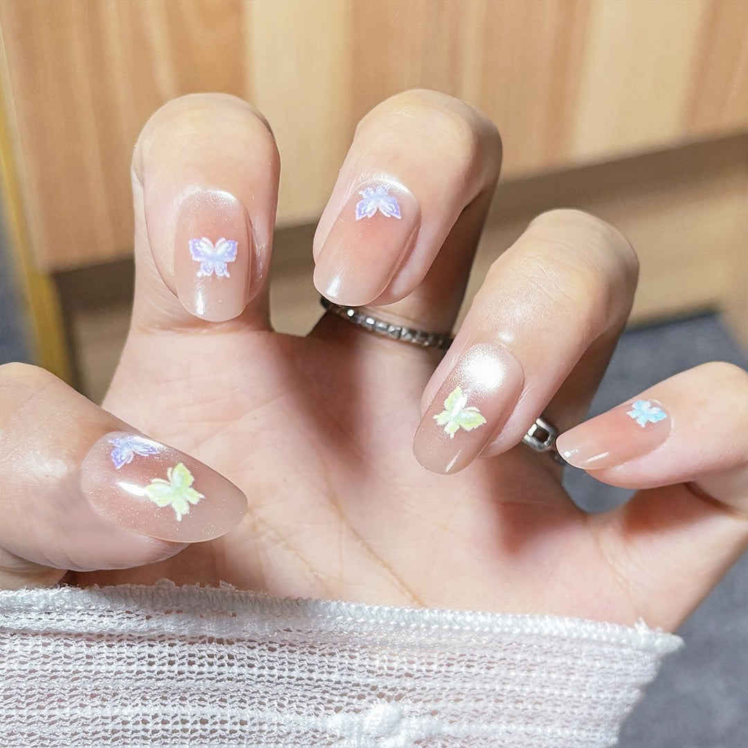 Artistic Press-On Nail Set Stornfield