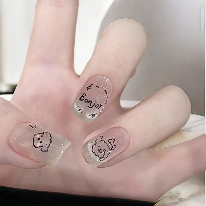 Whimsical Cartoon-Themed Press-On Nails Stornfield