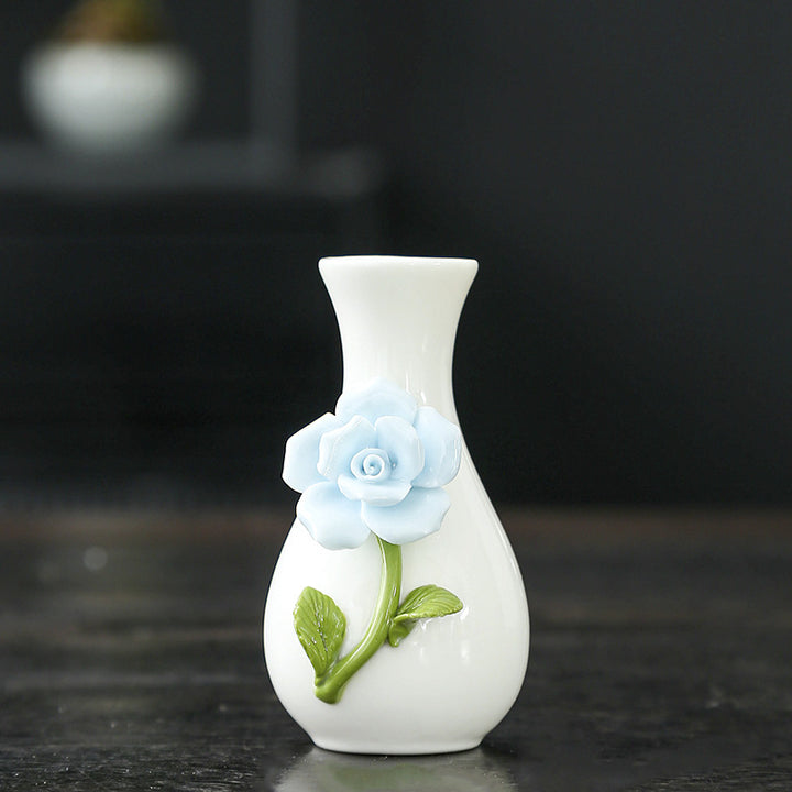 Floral Art Ceramic Vase Stornfeild