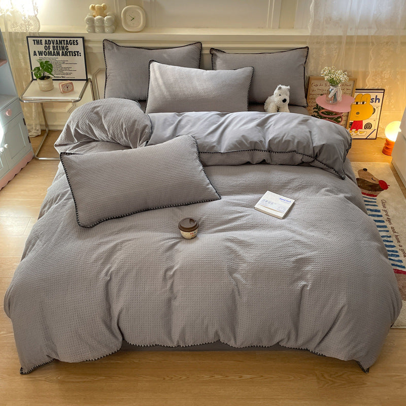 Cozy Textured Duvet Cover Set