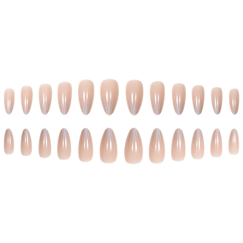 Glamorous Long Stiletto Press-On Nails with Holographic Finish Stornfield