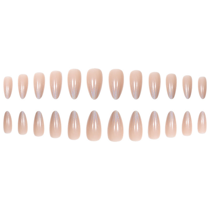 Glamorous Long Stiletto Press-On Nails with Holographic Finish Stornfield