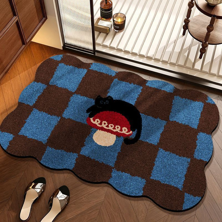 Mushroom-Themed Decorative Floor Mat