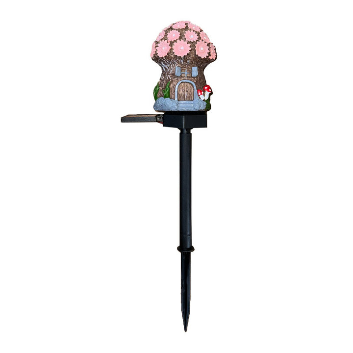 Welcoming Birdhouse Solar Pathway Stake Light With Dusk-To-Dawn Sensor Stornfield