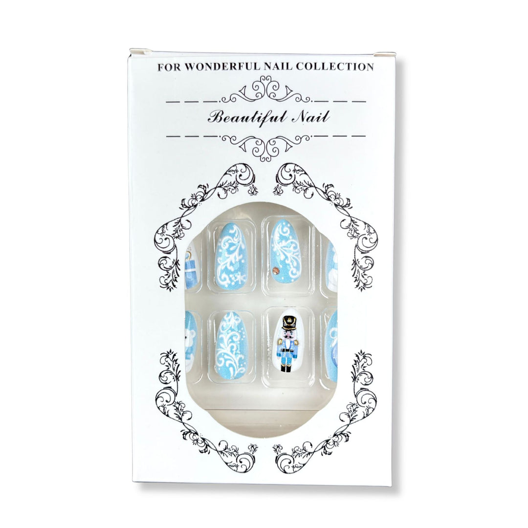 Winter-Themed Press-On Nail Set