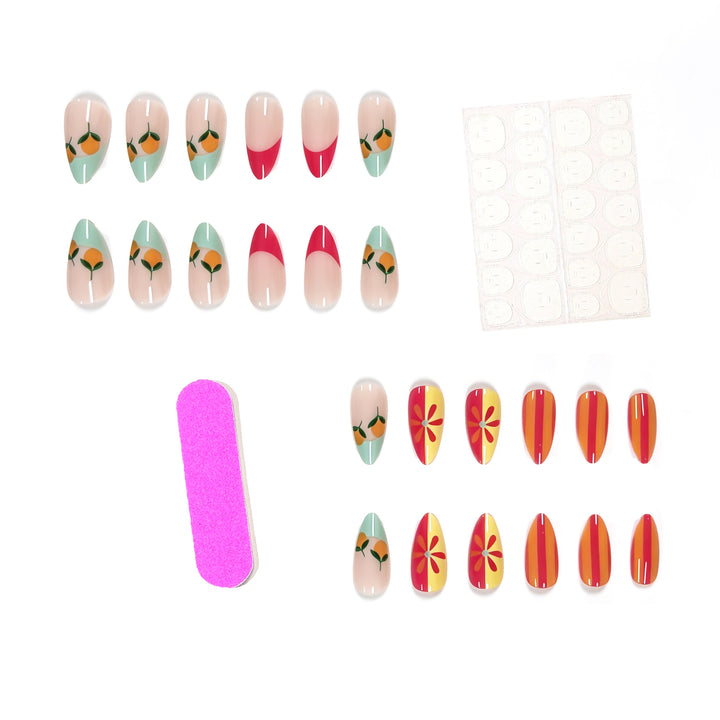 Abstract Themed Nail Art Enhancements Stornfield