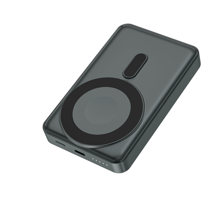 Magnetic power bank with high-speed charging and integrated Qi technology Stornfield