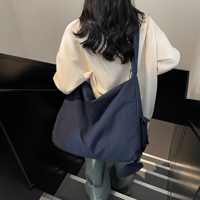 Spacious Multi-Pocket Hobo Bag