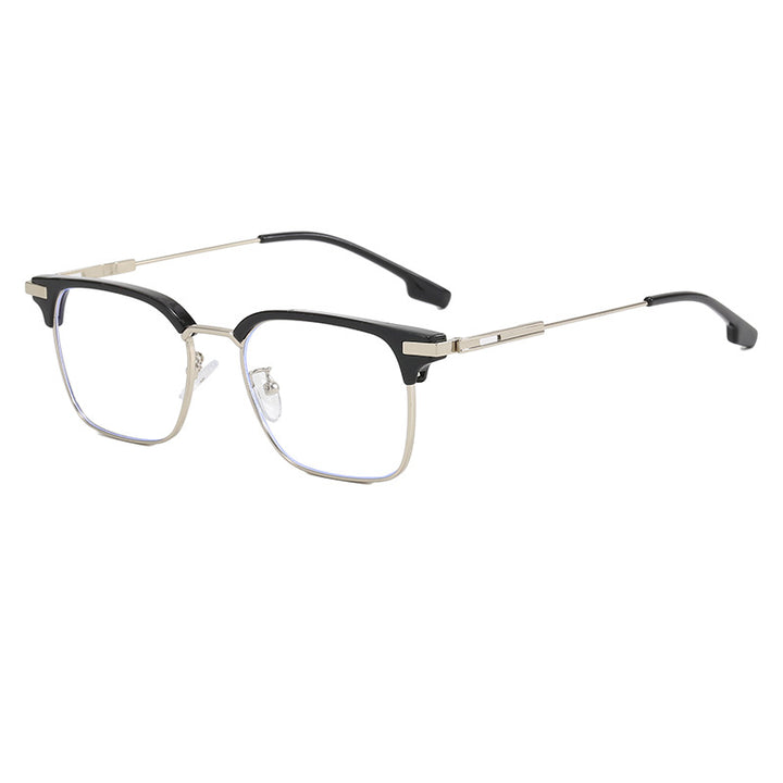 Women's square sunglasses with lightweight metal frame and wide temples Stornfield