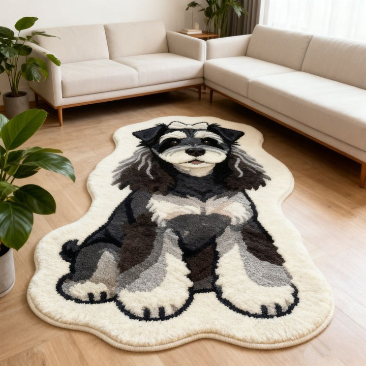 Cute Cat-Themed Plush Area Rug