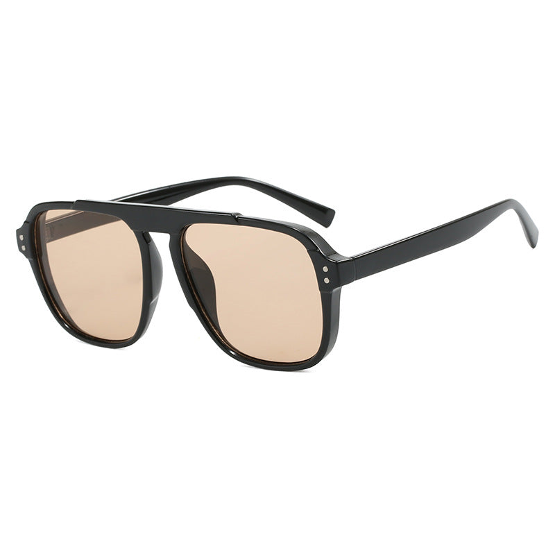 Ladies geometric sunglasses with polarized yellow lenses Stornfield