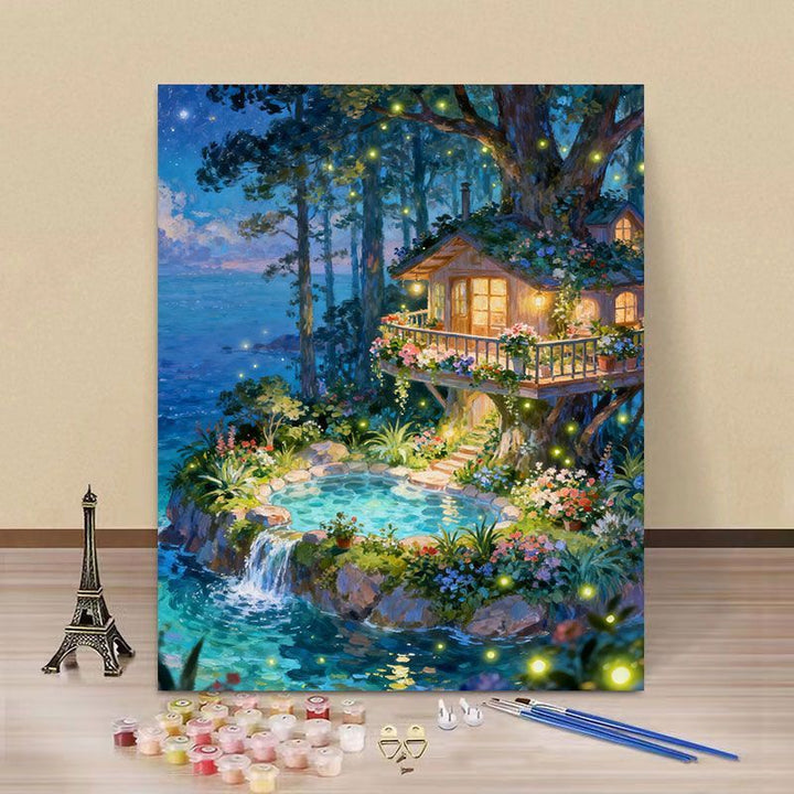 Dreamy Fantasy Landscape Paint by Numbers Kit Stornfield