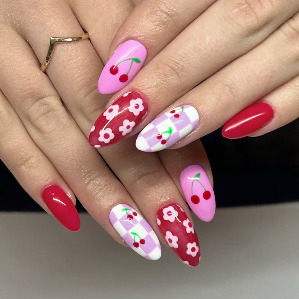 Artistic Cherry Blossom Nail Art Design Stornfield