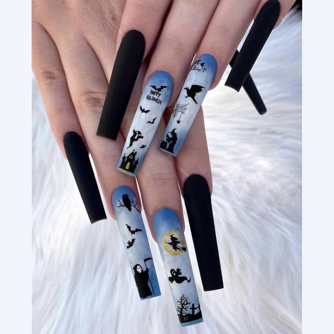 Halloween-Themed Nail Art Stornfield