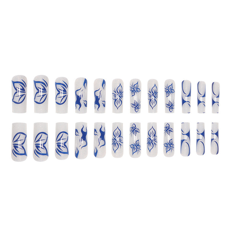 Floral-Inspired Stiletto Press-On Nails Stornfield