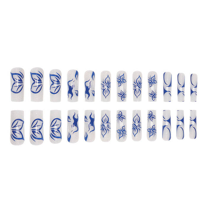 Floral-Inspired Stiletto Press-On Nails Stornfield