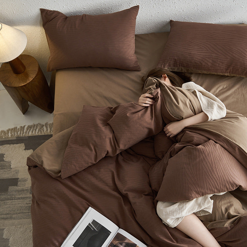 Textured Luxury Duvet Cover Set