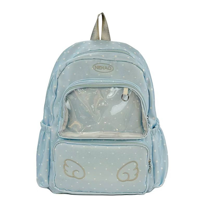 Transparent Front Pocket Backpack Stornfield
