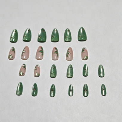 Botanical Floral Press-On Nail Tips Stornfield