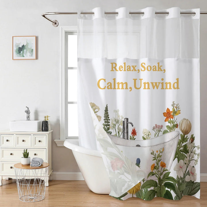 Artistic Floral Shower Curtain Stornfield