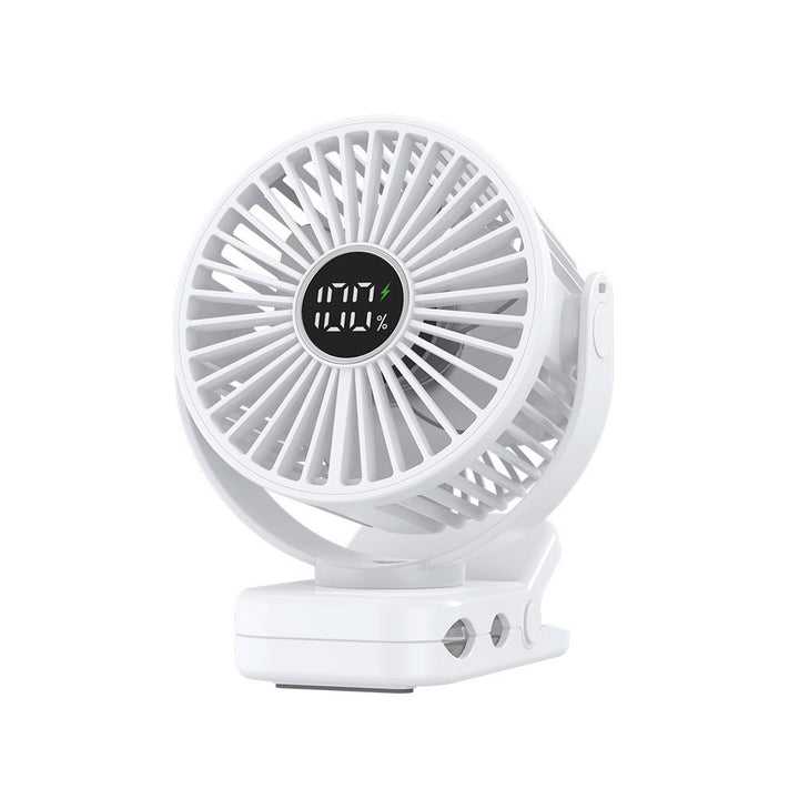 Unisex Rechargeable Clip-On Cooling Fan Stornfield